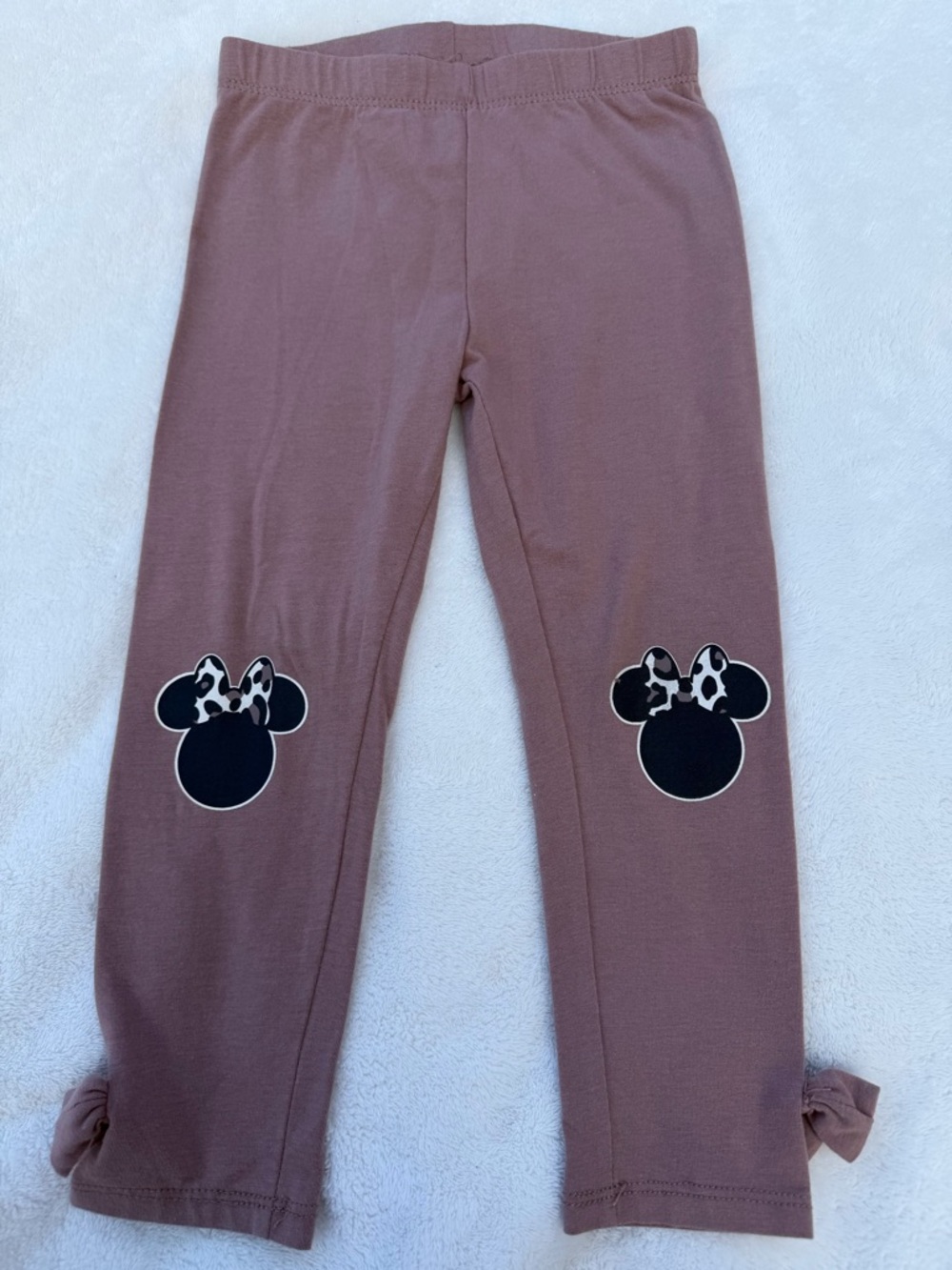Disney Pink and Mauve Minnie Mouse Leopard-Matching Set Size 4 - Picture 5 of 9
